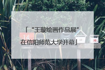 “王璇绘画作品展”在信阳师范大学开幕