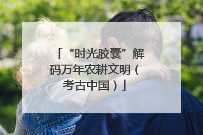 “时光胶囊”解码万年农耕文明（考古中国）