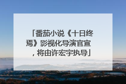 番茄小说《十日终焉》影视化导演官宣，将由许宏宇执导