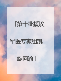 第十批援埃军医专家组凯旋回渝