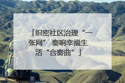 织密社区治理“一张网” 奏响幸福生活“合奏曲”