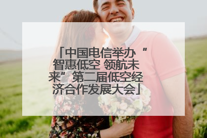中国电信举办“智惠低空 领航未来”第二届低空经济合作发展大会
