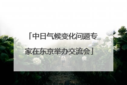 中日气候变化问题专家在东京举办交流会