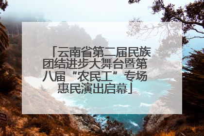 云南省第二届民族团结进步大舞台暨第八届“农民工”专场惠民演出启幕