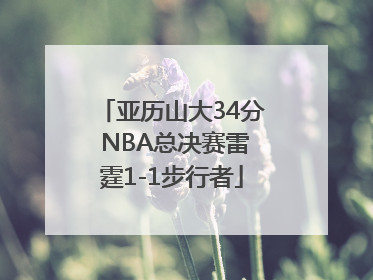 亚历山大34分 NBA总决赛雷霆1-1步行者