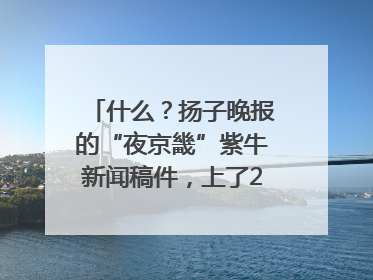什么？扬子晚报的“夜京畿”紫牛新闻稿件，上了2025年镇江中考模拟卷！