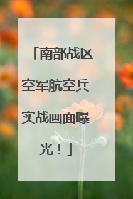 南部战区空军航空兵实战画面曝光！