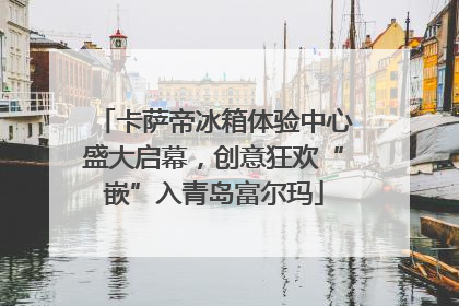 卡萨帝冰箱体验中心盛大启幕，创意狂欢“嵌”入青岛富尔玛