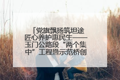 党旗飘扬筑坦途 匠心养护惠民生——玉门公路段“两个集中”工程暨示范桥创建项目圆满收官