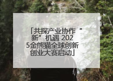 共探产业协作“新”机遇 2025金熊猫全球创新创业大赛启动