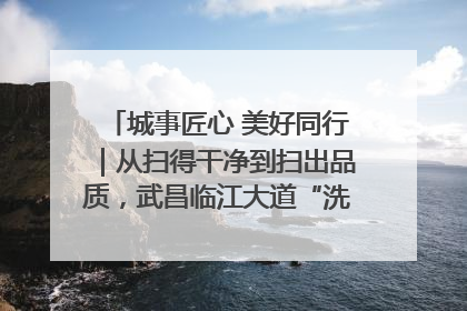 城事匠心 美好同行｜从扫得干净到扫出品质，武昌临江大道“洗”出洁净样板路