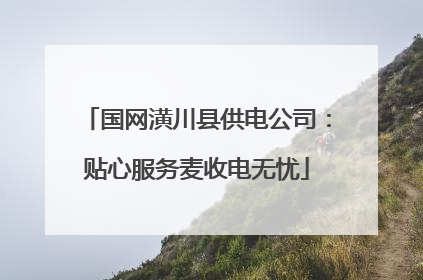 国网潢川县供电公司：贴心服务麦收电无忧