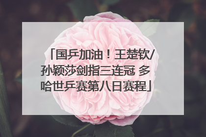 国乒加油！王楚钦/孙颖莎剑指三连冠 多哈世乒赛第八日赛程