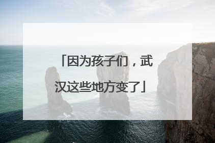 因为孩子们，武汉这些地方变了