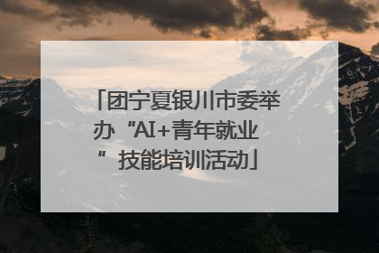 团宁夏银川市委举办“AI+青年就业”技能培训活动