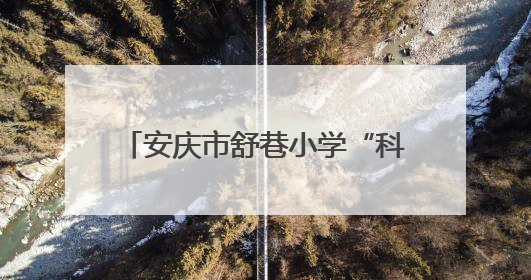 安庆市舒巷小学“科学大讲堂”：点亮童心，向“光”而行