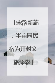 宋韵新篇：半亩园民宿为开封文旅添彩