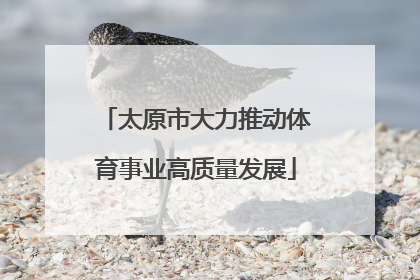 太原市大力推动体育事业高质量发展