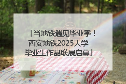 当地铁遇见毕业季！西安地铁2025大学毕业生作品联展启幕
