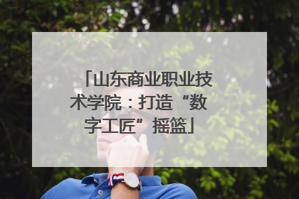 山东商业职业技术学院：打造“数字工匠”摇篮