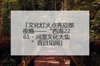 文化灯火点亮夏都夜晚——“西海2261・河湟文化大集”首日见闻