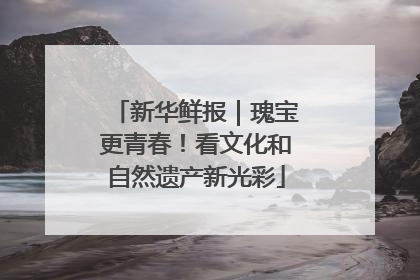 新华鲜报｜瑰宝更青春！看文化和自然遗产新光彩