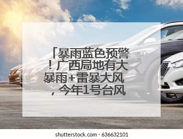 暴雨蓝色预警！广西局地有大暴雨+雷暴大风，今年1号台风最新消息……