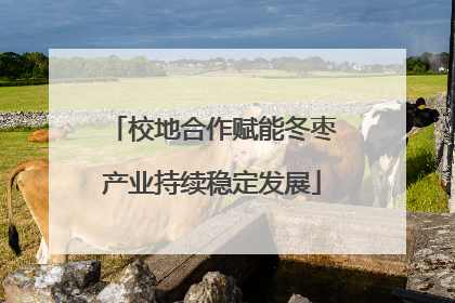 校地合作赋能冬枣产业持续稳定发展