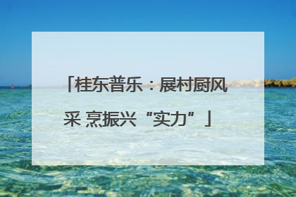 桂东普乐：展村厨风采 烹振兴“实力”