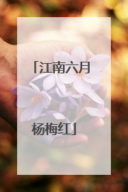 江南六月杨梅红