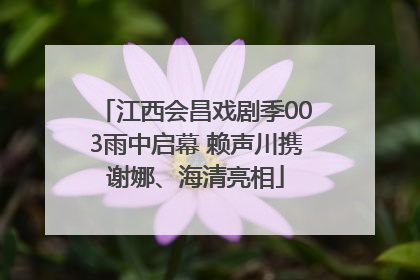 江西会昌戏剧季003雨中启幕 赖声川携谢娜、海清亮相