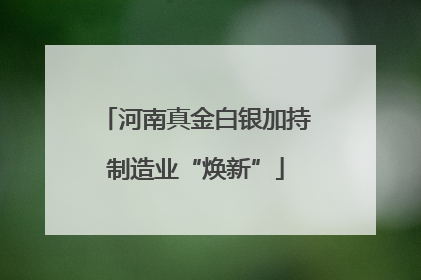 河南真金白银加持制造业“焕新”