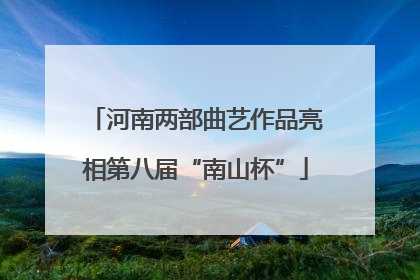 河南两部曲艺作品亮相第八届“南山杯”