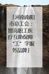 河南南阳市总工会：擦亮职工医疗互助保障“工”字服务品牌
