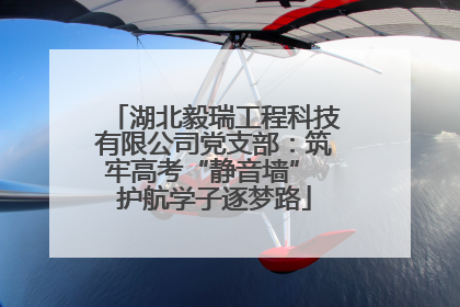 湖北毅瑞工程科技有限公司党支部：筑牢高考“静音墙” 护航学子逐梦路