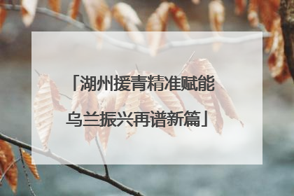 湖州援青精准赋能 乌兰振兴再谱新篇