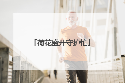 荷花盛开守护忙
