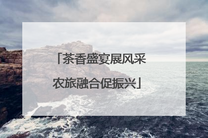 茶香盛宴展风采 农旅融合促振兴