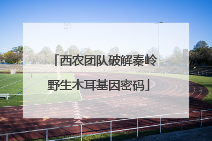 西农团队破解秦岭野生木耳基因密码