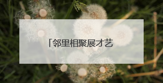 邻里相聚展才艺 文化共融绘温情