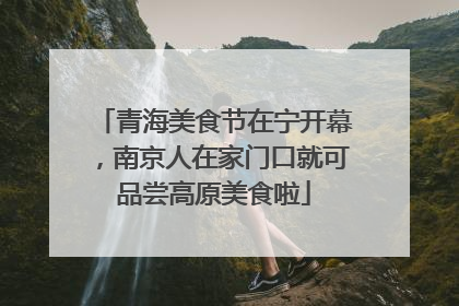 青海美食节在宁开幕，南京人在家门口就可品尝高原美食啦