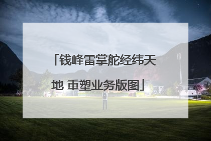 钱峰雷掌舵经纬天地 重塑业务版图