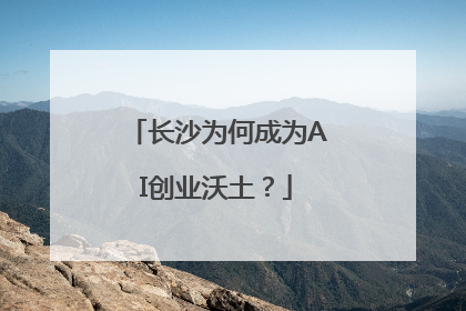 长沙为何成为AI创业沃土？