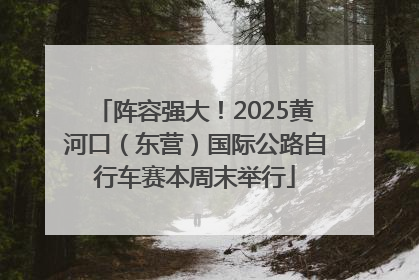 阵容强大！2025黄河口（东营）国际公路自行车赛本周末举行