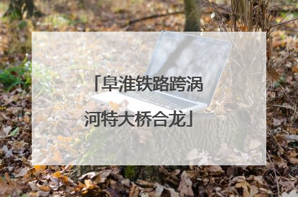 阜淮铁路跨涡河特大桥合龙