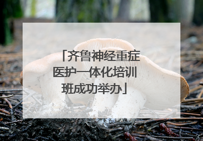 齐鲁神经重症医护一体化培训班成功举办