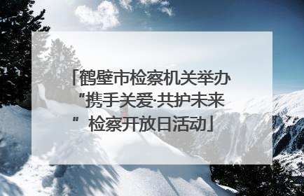 鹤壁市检察机关举办“携手关爱·共护未来”检察开放日活动