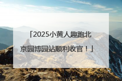 2025小黄人趣跑北京园博园站顺利收官！