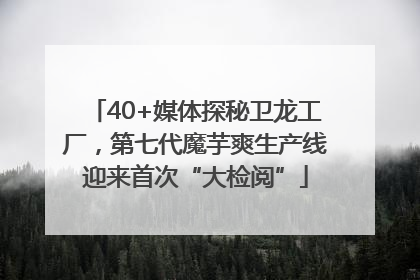 40+媒体探秘卫龙工厂，第七代魔芋爽生产线迎来首次“大检阅”