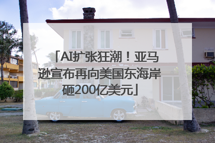AI扩张狂潮！亚马逊宣布再向美国东海岸砸200亿美元